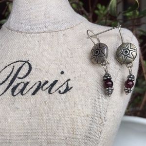 Lisa Jenks garnet earrings